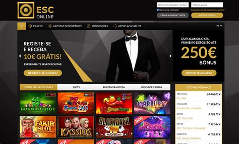 esc casino bonus,esc online entrar